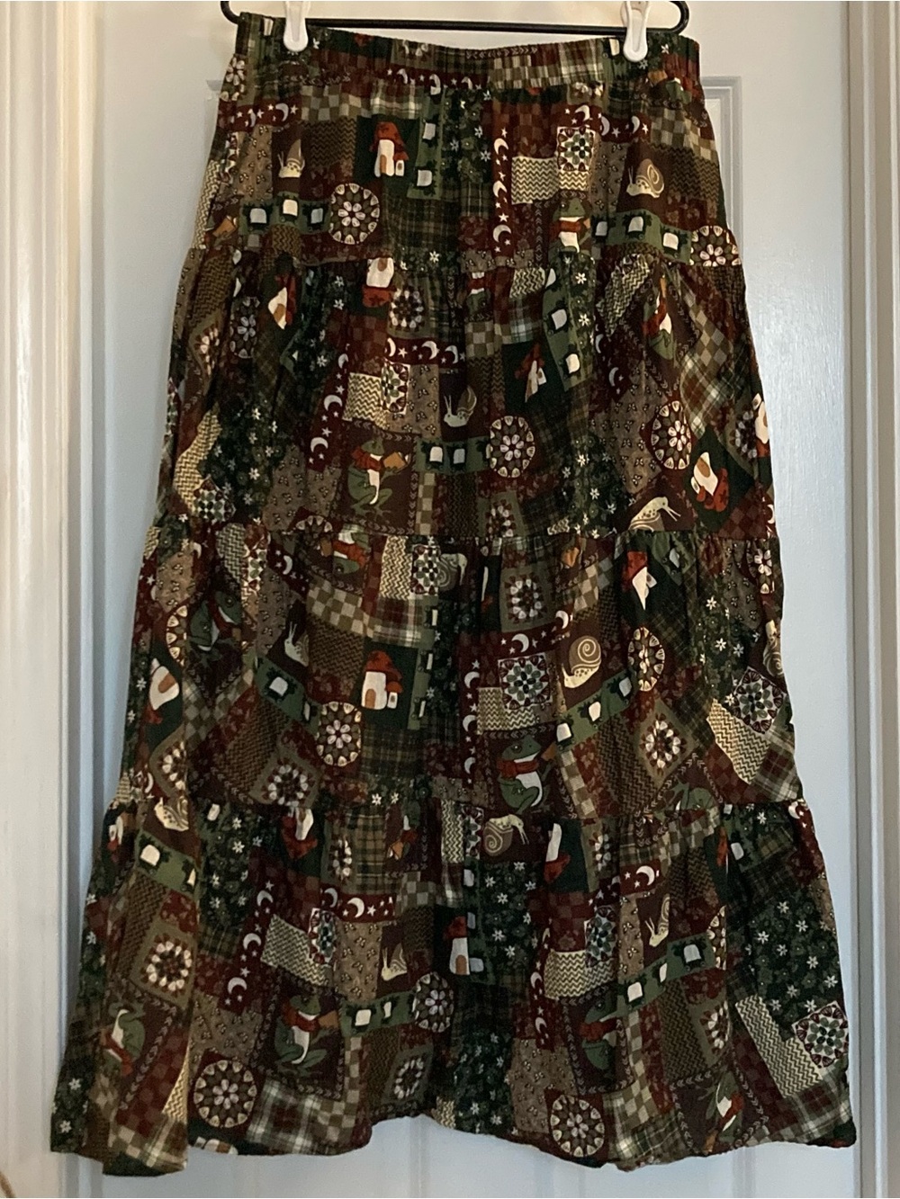 Thorn and Fable Bookish Frogs Maxi Skirt